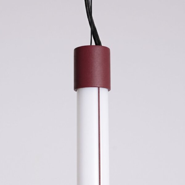 LED Pendelleuchte dimmbar Burgund 4000K L:3 cm Modern