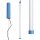 LED Pendelleuchte dimmbar Hellblau Stahl 3000K L:3 cm