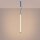 LED Pendelleuchte dimmbar Hellblau Stahl 3000K L:3 cm
