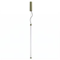 LED Pendelleuchte dimmbar Olivgr&uuml;n Stahl 3000K L:3 cm