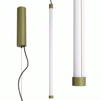 LED Pendelleuchte dimmbar Olivgrün Stahl 3000K L:3 cm