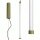 LED Hängelampe Modern dimmbar Olivgrün 4000K L:3 cm