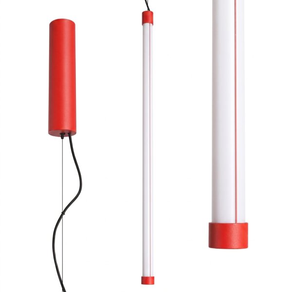 LED Hängelampe dimmbar Push-DIM Rot 3000K 3 cm Modern