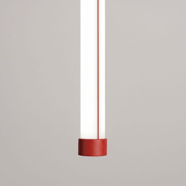 LED Pendelleuchte dimmbar Push-DIM Rot 4000K L:3 cm