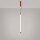 LED Pendelleuchte dimmbar Push-DIM Rot 4000K L:3 cm