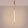 LED Pendelleuchte dimmbar Ockerrot Stahl 3000K L:3 cm