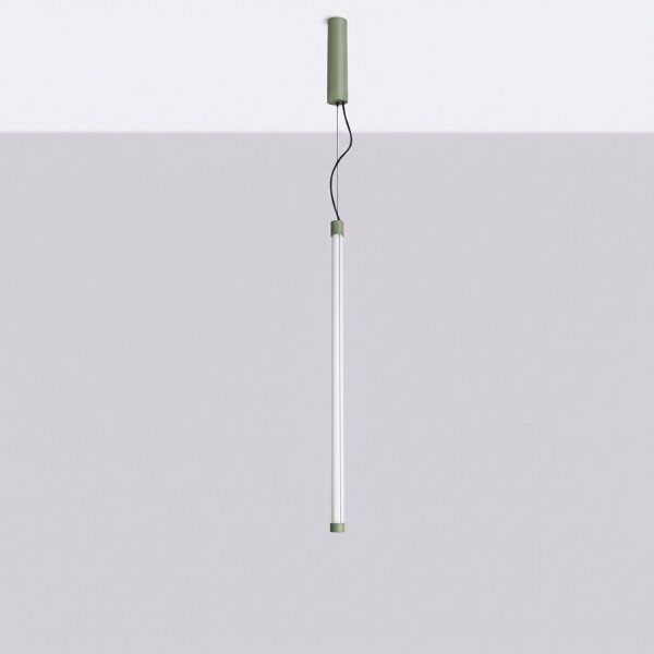LED Hängelampe dimmbar Push-DIM Salbei 3000K L:3 cm