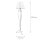 Lampadaire GANARA 158cm motif baroque shabby or