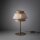 Tischleuchte Beige Natur Grau 38 cm E27 Ø24 cm Modern
