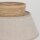 Tischleuchte Beige Natur Grau 38 cm E27 Ø24 cm Modern