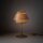 Tischleuchte Beige Natur Ø24 cm 38 cm E27 Ø24 cm Modern