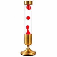 LED Lavalapme Gold Rot 47,5 cm Retro Design