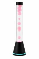Große Lavalampe LED Schwarz Weiß 74,8 cm hoch...