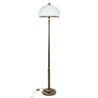 Lampadaire MARLOW en laiton antique 170cm salon