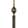 Lampadaire MARLOW en laiton antique 170cm salon