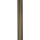 Lampadaire MARLOW en laiton antique 170cm salon