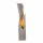 Bodenleuchte klein Holz 85 cm hoch Grau E27