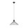 Hängelampe Industrie Schwarz Stahl E27 Ø40 cm Draht
