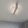 Wandlampe Skandinavisch Holz Glas E27 L:43 cm blendarm