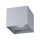 Deckenlampe Aluminium Grau Würfel GU10 B:10 cm Modern