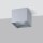 Deckenlampe Aluminium Grau Würfel GU10 B:10 cm Modern