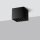 LED Deckenlampe Schwarz Modern B:9,5 cm 4000 K 1859 lm