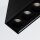 LED Deckenleuchte Schwarz L:13,7 cm 4000 K 1168 lm