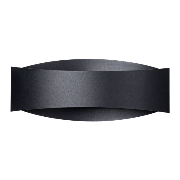 Wandlampe Up Down indirekt Schwarz G9 B:30 cm blendarm