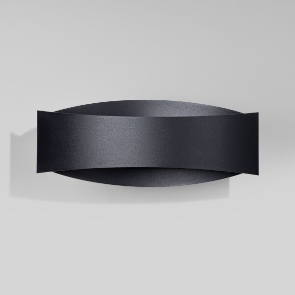 Wandlampe Up Down indirekt Schwarz G9 B:30 cm blendarm