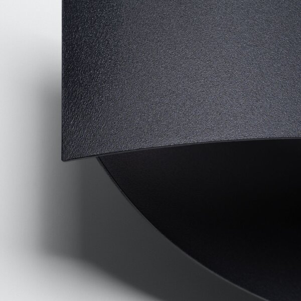 Wandlampe Up Down indirekt Schwarz G9 B:30 cm blendarm