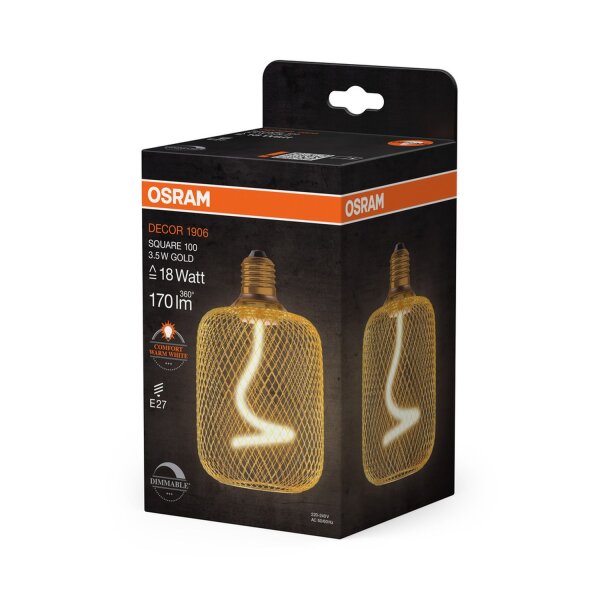 LED Leuchtmittel Deko in Gold E27 1800 K 170 lm OSRAM