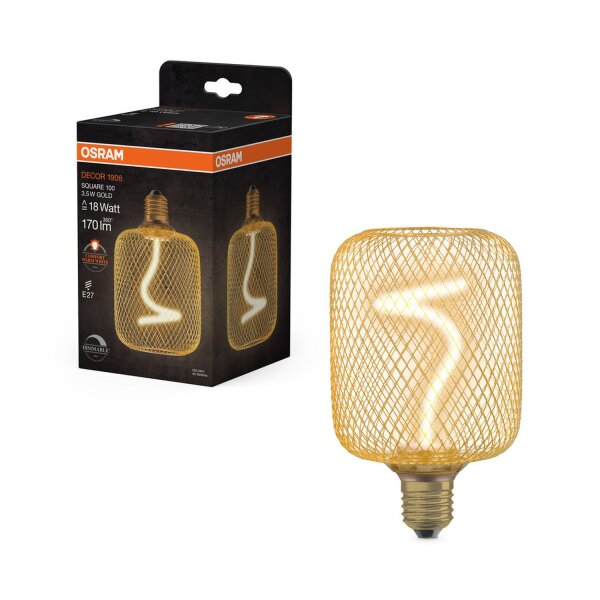 LED Leuchtmittel Deko in Gold E27 1800 K 170 lm OSRAM