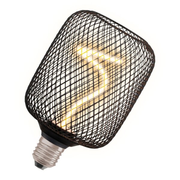 LED Leuchtmittel Metall Schwarz E27 1800 K 130 lm OSRAM