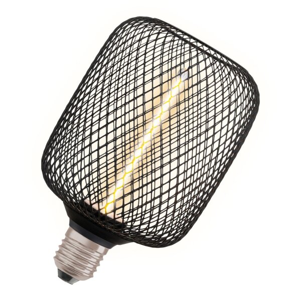 OSRAM LED Leuchtmittel E27 1800 K 110 lm Schwarz Metall
