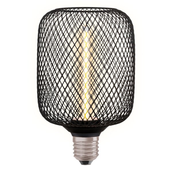 OSRAM LED Leuchtmittel E27 1800 K 110 lm Schwarz Metall