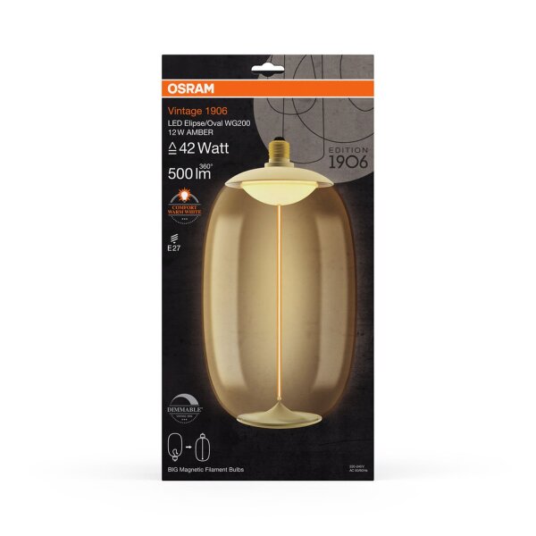 LED Leuchtmittel E27 1800K 500lm L: 37cm XXL OSRAM
