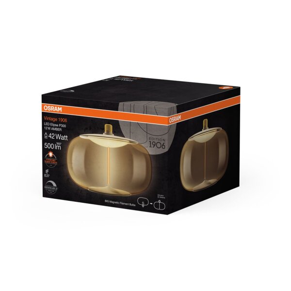 LED Leuchtmittel E27 Ø 30cm 1800K 500lm XXL OSRAM