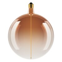 LED Leuchtmittel rund &Oslash; 20cm Glas Braun E27 1800K...