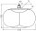 LED Leuchtmittel Glas E27 1800 K 120 lm Ø 21,5 cm OSRAM