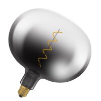 LED Leuchtmittel E27 &Oslash; 22 cm 1800K 100lm Rauchglas...