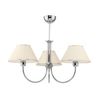 Lustre SELUSSA Blanc Chrome Ø68cm Table de salle...