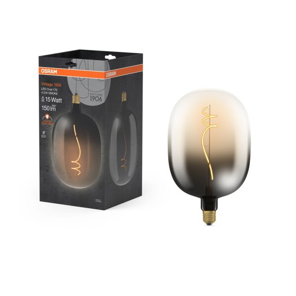 OSRAM LED Leuchtmittel E27 Glas Ø 17 cm 1800 K 150 lm