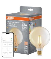 LED Leuchtmittel Dimmbar via App E27 2400 K 680 lm OSRAM