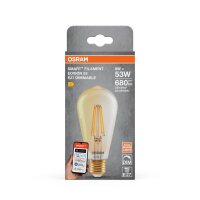 LED Leuchtmittel E27 2400 K Smart Dimmbar in Gold OSRAM