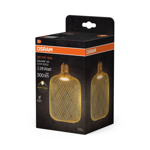 LED Leuchtmittel E27 Deko Ø 10 cm 2700 K 300 lm OSRAM