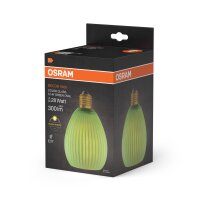 LED Leuchtmittel Glas E27 Grün Ø 11 cm 2700 K...