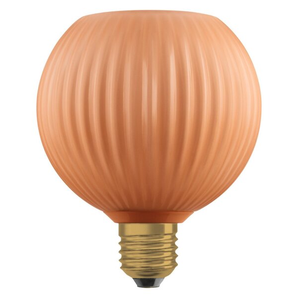 LED Leuchtmittel E27 Orange Glas Ø 12,5cm 2700K 300lm OSRAM