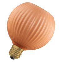 LED Leuchtmittel E27 Orange Glas &Oslash; 12,5cm 2700K...