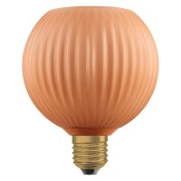 LED Leuchtmittel E27 Orange Glas Ø 12,5cm 2700K...
