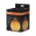 LED Leuchtmittel E27 Orange Glas Ø 12,5cm 2700K 300lm OSRAM